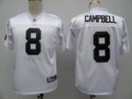 Jerseys Factory Cheap Raiders #8 Jason Campbell White Stitched N
