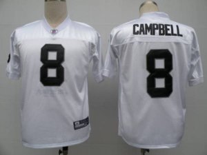 Jerseys Factory Cheap Raiders #8 Jason Campbell White Stitched N