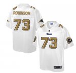 Jerseys Factory Cheap Nike Rams #73 Greg Robinson White Men's NF