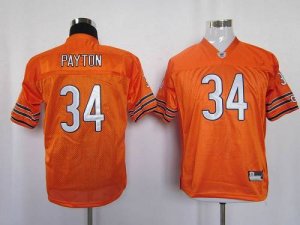 Jerseys Factory Cheap Bears #34 Walter Payton Orange Embroidered