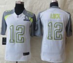 Jerseys Factory Cheap Nike Colts #12 Andrew Luck White Pro Bowl