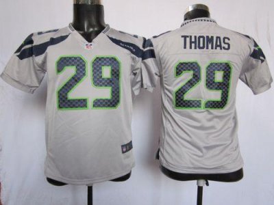 Jerseys Factory Cheap Nike Seahawks #29 Earl Thomas Grey Alterna