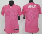 Jerseys Factory Cheap Nike Saints #43 Darren Sproles Pink Sweeth