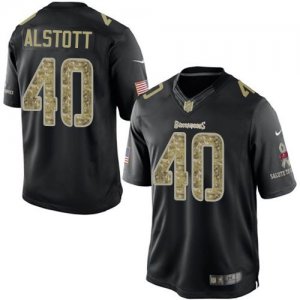 Jerseys Factory Cheap Nike Buccaneers #40 Mike Alstott Black Men
