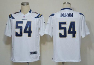 Jerseys Factory Cheap Nike Chargers #54 Melvin Ingram White Men'