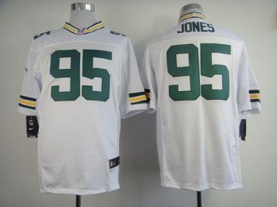 Jerseys Factory Cheap Nike Packers #95 Datone Jones White Men's