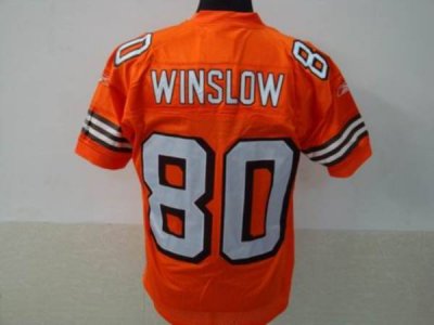 Jerseys Factory Cheap Browns #80 Kellen Winslow Orange Stitched