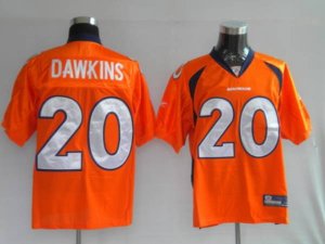 Jerseys Factory Cheap Broncos #20 Brian Dawkins Orange Stitched