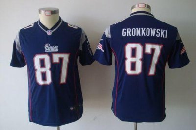 Jerseys Factory Cheap Nike Patriots #87 Rob Gronkowski Navy Blue