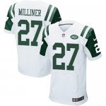 Jerseys Factory Cheap Nike Jets #27 Dee Milliner White Men's Sti