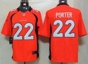 Jerseys Factory Cheap Nike Broncos #22 Tracy Porter Orange Team