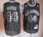 Jerseys Factory Cheap Spurs #44 George Gervin Black Shadow Throw