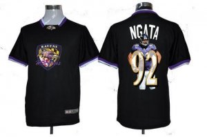 Jerseys Factory Cheap Nike Ravens #92 Haloti Ngata Black Men's N