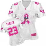 Jerseys Factory Cheap Nike Texans #23 Arian Foster White Women's