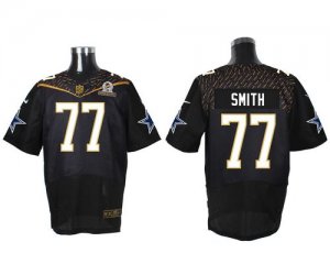 Jerseys Factory Cheap Nike Cowboys #77 Tyron Smith Black 2016 Pr