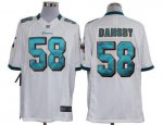 Jerseys Factory Cheap Nike Dolphins #58 Karlos Dansby White Men'