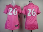 Jerseys Factory Cheap Nike Ravens #26 Matt Elam New Pink Women's