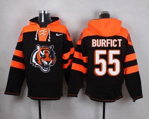 Jerseys Factory Cheap Nike Bengals #55 Vontaze Burfict Black Pla
