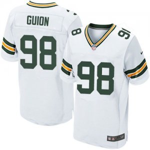Jerseys Factory Cheap Nike Packers #98 Letroy Guion White Men's