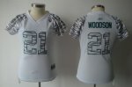 Jerseys Factory Cheap Packers #21 Charles Woodson White Women's