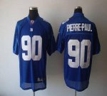 Jerseys Factory Cheap Giants #90 Jason Pierre-Paul Blue Embroide
