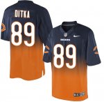 Jerseys Factory Cheap Nike Bears #89 Mike Ditka Navy Blue/Orange
