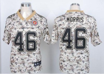 Jerseys Factory Cheap Nike Redskins #46 Alfred Morris Camo USMC