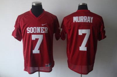 Jerseys Factory Cheap Sooners #7 DeMarco Murray Red Embroidered