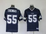 Jerseys Factory Cheap Cowboys #55 Zach Thomas Blue Stitched NFL