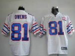 Jerseys Factory Cheap Bills #81 Terrell Owens White AFL 50th Ann