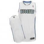 Jerseys Factory Cheap Revolution 30 Nuggets Blank White Stitched