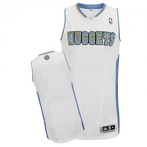 Jerseys Factory Cheap Revolution 30 Nuggets Blank White Stitched