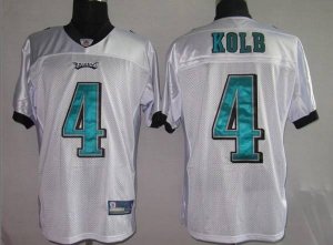 Jerseys Factory Cheap Eagles Kevin Kolb #4 Stitched White NFL Je