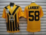 Jerseys Factory Cheap Nike Steelers #58 Jack Lambert Gold 1933s