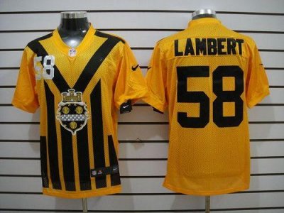 Jerseys Factory Cheap Nike Steelers #58 Jack Lambert Gold 1933s