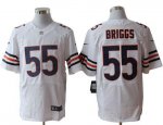 Jerseys Factory Cheap Nike Bears #55 Lance Briggs White Men's Em