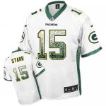 Jerseys Factory Cheap Nike Packers #15 Bart Starr White Men's St