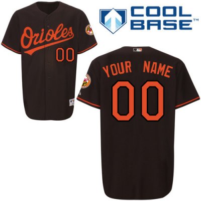 Jerseys Factory Cheap Orioles Personalized Authentic Black Baseb
