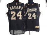 Jerseys Factory Cheap Lakers #24 Kobe Bryant Stitched Black Grey