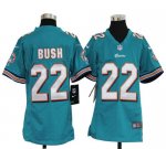 Jerseys Factory Cheap Nike Dolphins #22 Reggie Bush Aqua Green T