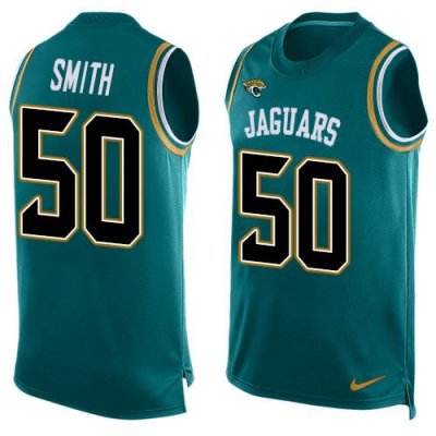 Jerseys Factory Cheap Nike Jaguars #50 Telvin Smith Teal Green T