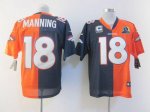 Jerseys Factory Cheap Nike Broncos #18 Peyton Manning Orange/Nav