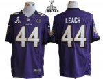 Jerseys Factory Cheap Nike Ravens #44 Vonta Leach Purple Team Co