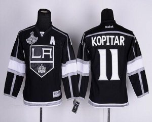 Jerseys Factory Cheap Kings #11 Anze Kopitar Black Home 2012 Sta