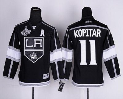 Jerseys Factory Cheap Kings #11 Anze Kopitar Black Home 2012 Sta