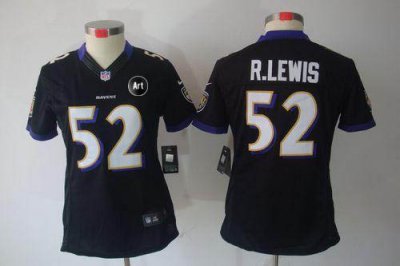 Jerseys Factory Cheap Nike Ravens #52 Ray Lewis Black Alternate