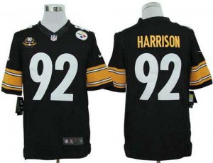Jerseys Factory Cheap Nike Steelers #92 James Harrison Black Tea