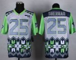 Jerseys Factory Cheap Nike Seahawks #25 Richard Sherman Grey Men