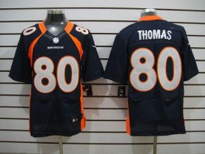 Jerseys Factory Cheap Nike Broncos #80 Julius Thomas Navy Blue A