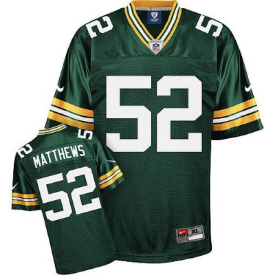Jerseys Factory Cheap Nike Packers #52 Clay Matthews Green Stitc